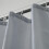 Shower Curtain with Liner and Hooks White Black 5