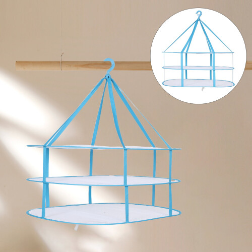 OUNONA Sammenklappeligt Tørrenet – Åndbart Net, 78x62cm