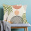 Boho Putetrekk 20x20 Lin Sett med 2 4