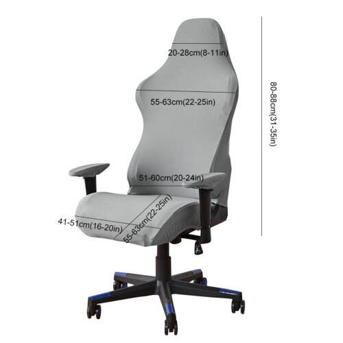 Elastische gamingstoelhoes met armleuninghoezen 2