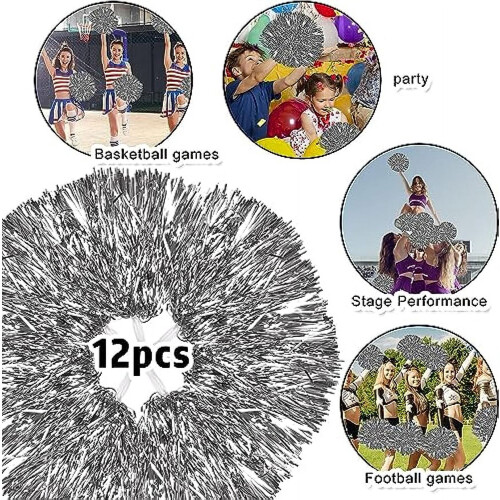 12 pon pon metallici da cheerleader 2