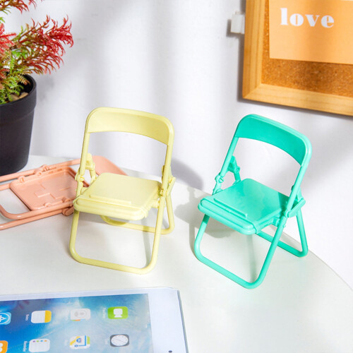 Mini-Stuhl-Handyständer, universeller tragbarer Desktop-Halter 2