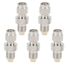 RF-coaxiale adapter met laag verlies voor antennes en wifi-radio's, wifi-antenneadapter SMA-male naar FME-female, puur messing connector met