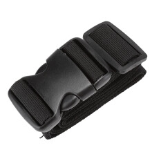 Verstelbare bagageriem met veilige gesp, duurzaam materiaal, handsfree functie voor op reis, gemakkelijk te gebruiken voor koffer, rugzak, tas,
