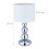 Table lamp with balls silver 4