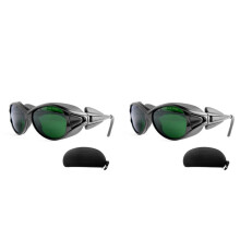 2X Rotlichttherapiebrille, Laserschutzbrille IPL 200-2000 Nm, Augenschutz für die Rotlichttherapie
