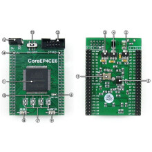 2X CoreEP4CE6,FPGA Core Board, Features the ALTERA Cyclone IV Chip EP4CE6E22C8N Onboard