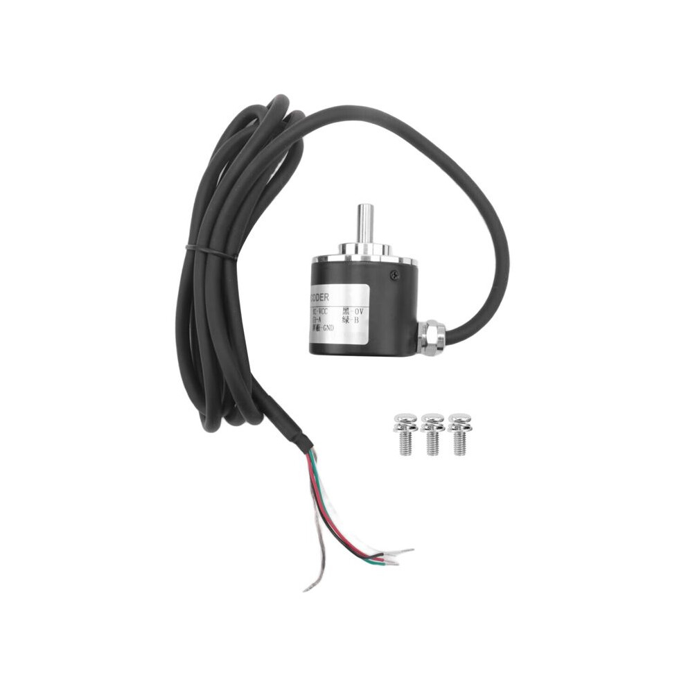 2X Rotary Incremental Encoder 38S6g5-B-G24n Ab 2-Phase Connection 50P/R 5-24V Solid Shaft Open Collector Npn Output 6032598213306