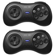 2X 8Bitdo M30 Controller Gamepad for PC Steam Black