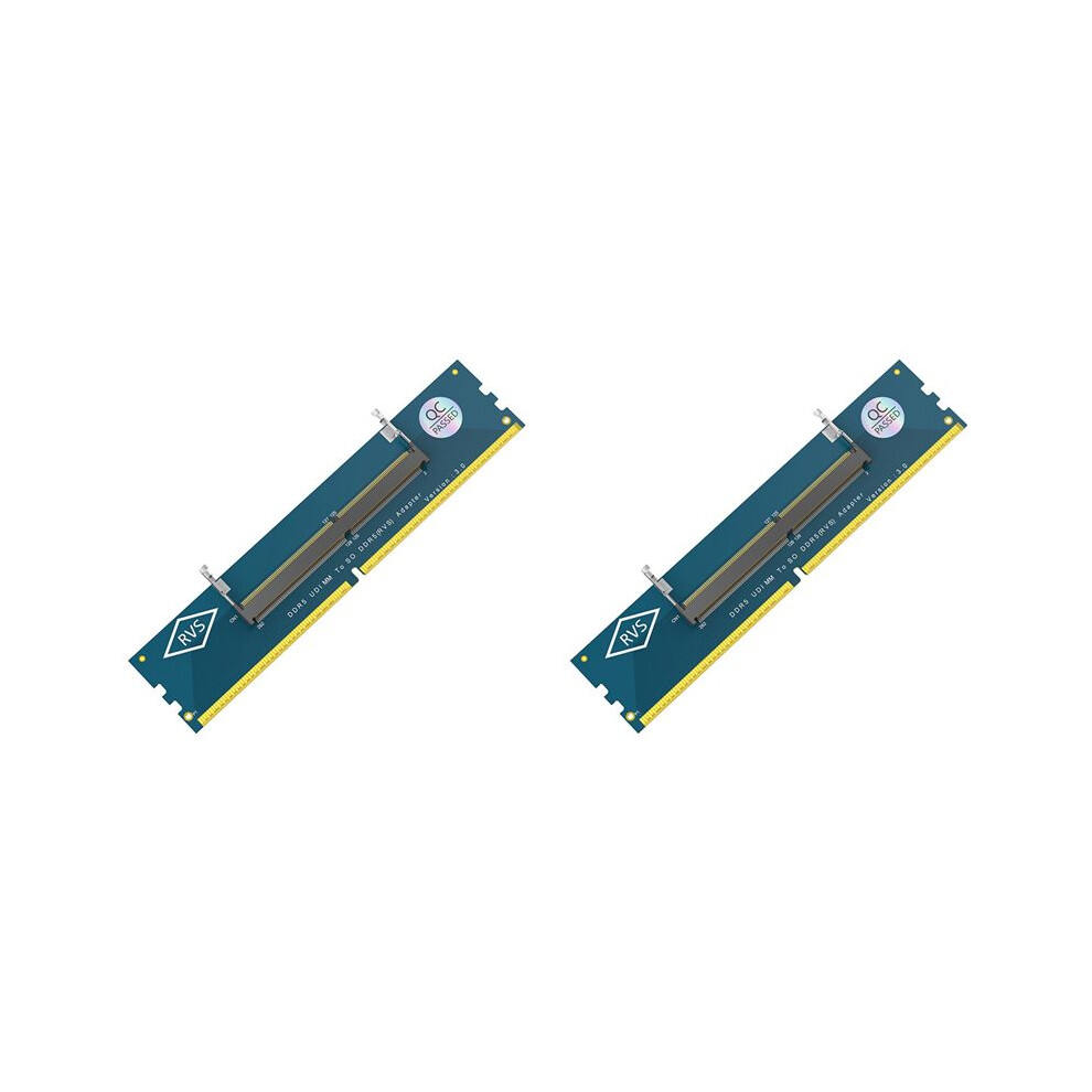 2X Laptop Ddr5 Ram To So Ddr5 U-Dimm Desktop Adapter Card, Memory Tester So Ddr5 To Ddr5 U-Dimm Converter 6031015873789