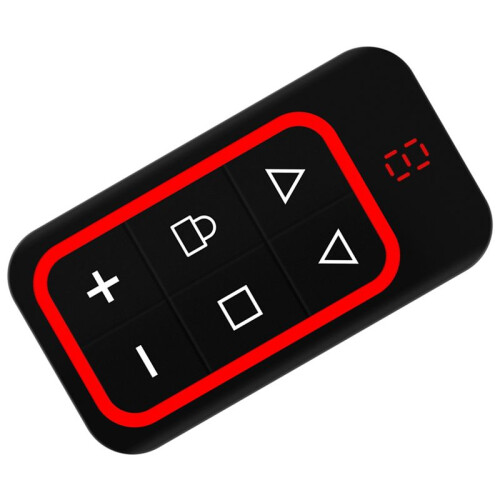 2X 8CH Multi Frequency Garage Door Remote Control 270-868MHZ RF Copy Remote Control Automatically Identify Frequency Red 1