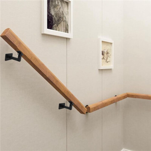 8 Pcs Adjustable Handrail Brackets, Stair Railing Brackets , Hand Rail Brackets for Stairs, Wall Mounted Brackets 2