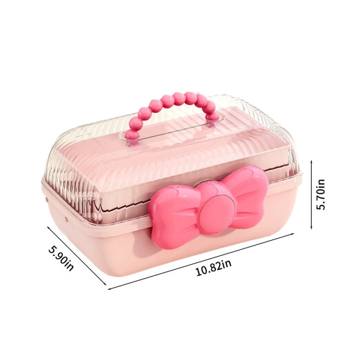 Organizer-Box für Haaraccessoires, 3-lagig, kompakte Aufbewahrung 2