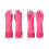 Mamison reusable waterproof dishwashing gloves pink medium 1