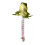 Frø-pooltermometer med reb, 20 cm 1