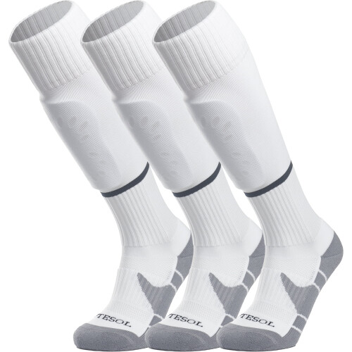 Knee-High Soccer Socks – Cushioned, Moisture-Wicking,