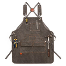 Holzbearbeitungsschürze aus robustem Canvas mit Taschen, verstellbar
