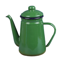 Cafeteira de esmalte, chaleira de fogão de 1,1L