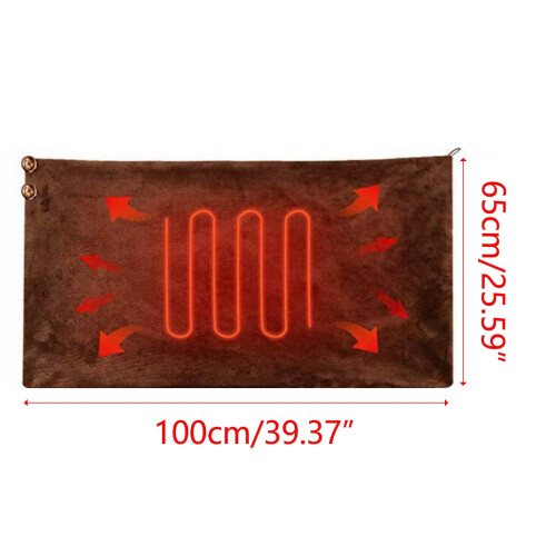 Electric Blanket Gray Polar Fleece Full 2