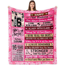 Coperta per il primo compleanno di una ragazza, 60x50 pollici