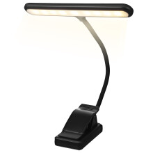 Oplaadbare lessenaarlamp met flexibele hals.