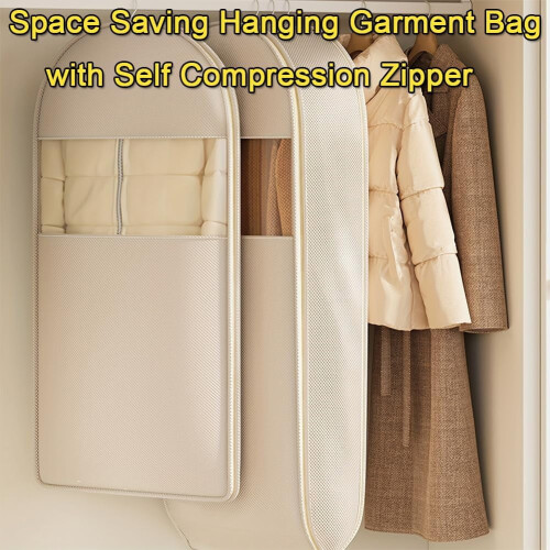 Hanging Garment Bag with Self-Compressing Zipper XL 1