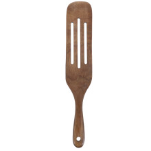 Holzspatel mit Schlitzen und langem Griff