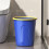 Keukenafvalbak van plastic, rond, extra groot 5