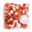 Orange Christmas Ball Ornaments Set – 16pcs Shatterproof 3