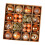 36-Piece Shatterproof Christmas Baubles Orange 5