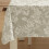 Grapevine Print Vinyl Tablecloth 52x52in Square Flannel Back 5