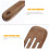 Spatule en bois à long manche et à fentes 3