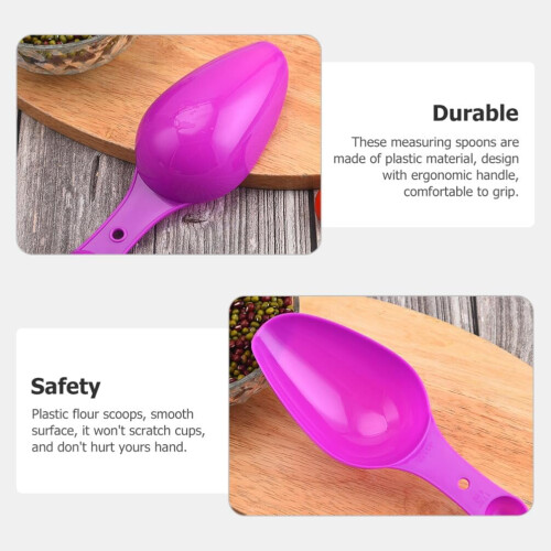 1/4-kopps mjölskopa i plast, 4-pack 2