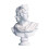 Estátua de busto em gesso da mitologia grega, 6 cm 1