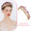 Hoofdband met strass-rozen voor dames 3