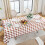 Waterproof Gingham Rectangle Tablecloth 54x54 in 2