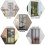 Mosquito Net Door Curtain with Hook & Loop 5
