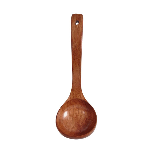 Colher de sopa de madeira com cabo longo 1