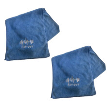 2xMultipurpose Sports Towel For Yoga Running Basketball-Blue