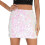 Elegant Glitter Skirt For Evening Event Comfortable-Pink M 1
