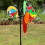Bee 3D Windmill Toy for Kids, Plastic & Fabric, 30 x 67 cm 1
