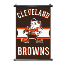 Browns Football Team PVC Hanging Painting Black Axis