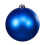 Blue Christmas Ball Ornament Plastic 5.9 inch 2