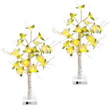 2ft Tabletop LED Tree with Warm White Lights