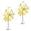 2ft Tabletop LED Tree with Warm White Lights 1