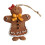 Gingerbread Man Ornament - Brown Resin Christmas Tree 4