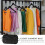 Hængende dragtpose – Non-Woven, Foldbar, Sort 3