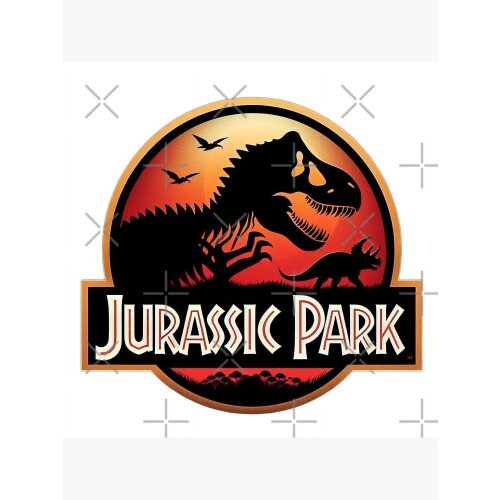 Jurassic Parkin auringonlaskun taidejuliste