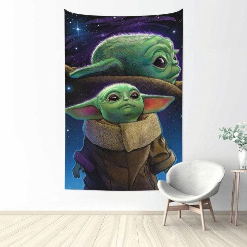 Baby Yoda -seinävaate, polyesteri