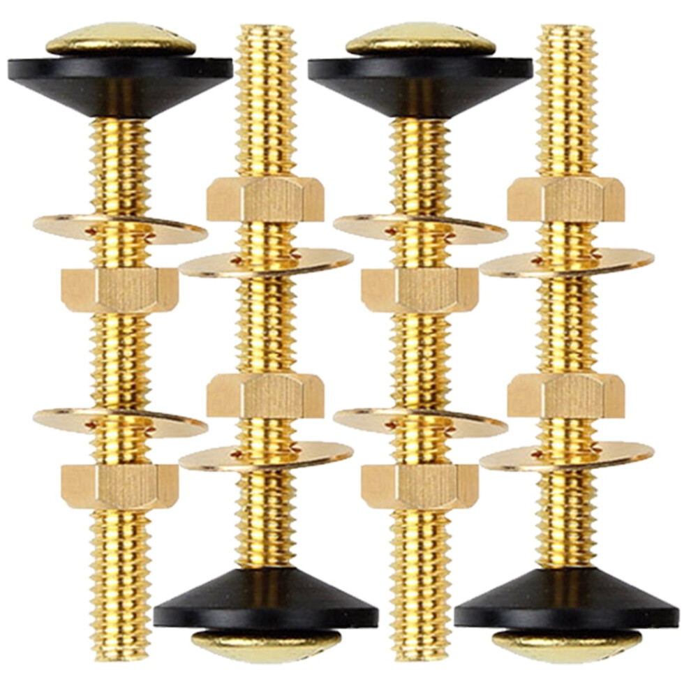 Toilet Tank Bolts Set Â Brass & Stainless Steel, 4-Pack 9499224293168